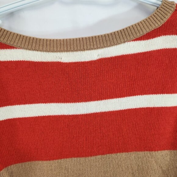 Tommy Hilfiger Womens Wide Stripe Relaxed Fit Cardigan Sweater XL - Picture 8 of 11